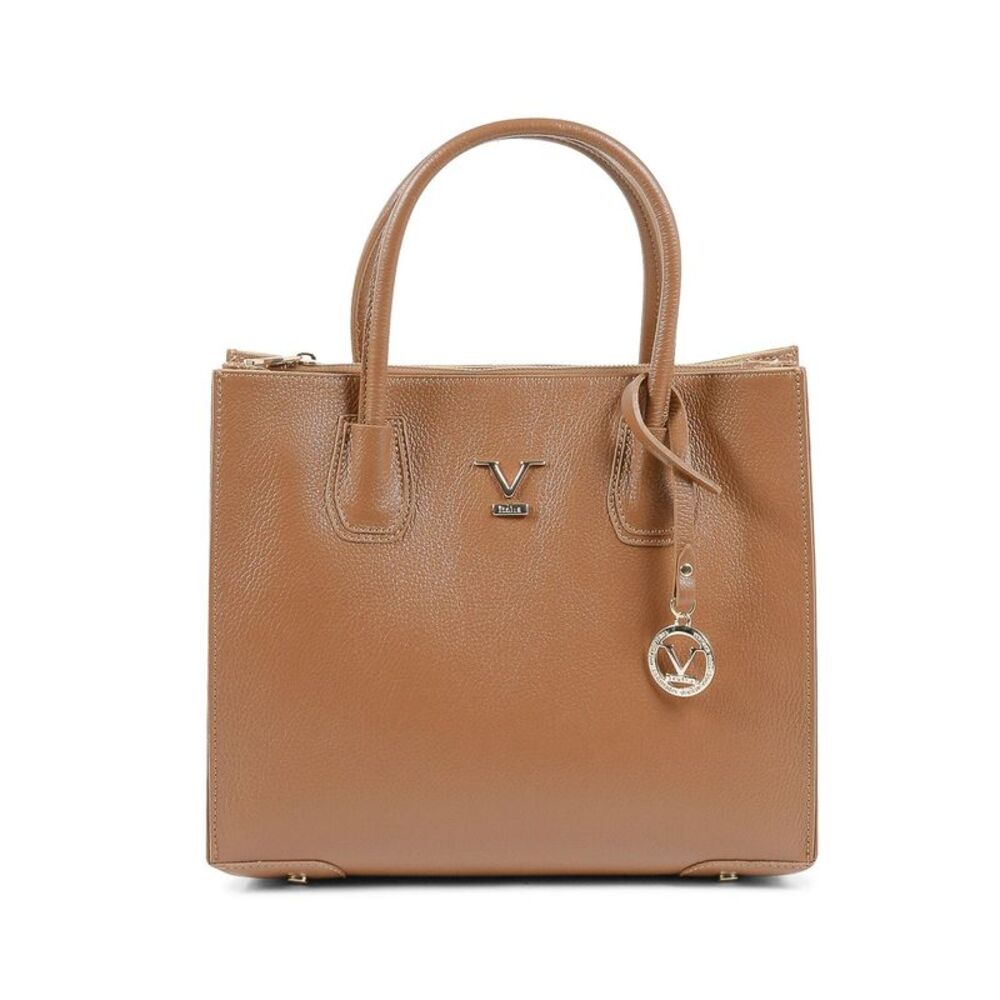 19V69 Italia Brown Leather Tote Women's Bag